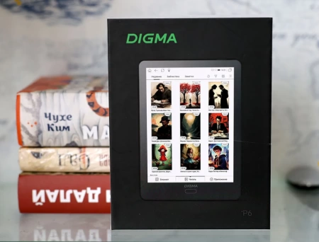 Обзор электронной книги Digma P6: флагман с цветным E-link Kaleido