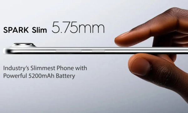 Tecno Spark Slim: самый тонкий смартфон с мощной батареей представлен на MWC 2025