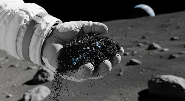 NASA научились превращать лунную пыль в кислород с помощью солнечного света